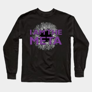 I AM THE META - Purple Long Sleeve T-Shirt